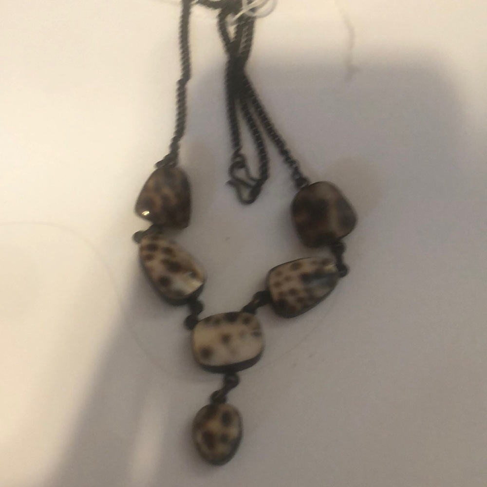 Cowrie shell set silver